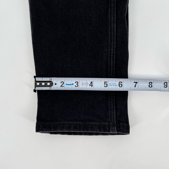 Everlane Women's Original Cheeky Jean Size 25 Black Straight Leg High Rise Crop - Picture 16 of 16